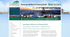 Desktop Screenshot of hamburger-abfallservice.de